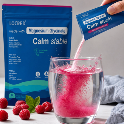 OptiCalm™ Calm Stable Drink Mix,  Stress Sleep Support Powder Packets
