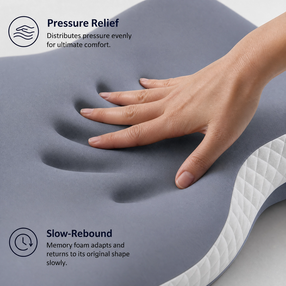 Restly™ Memory Foam Cervical Support Pillow