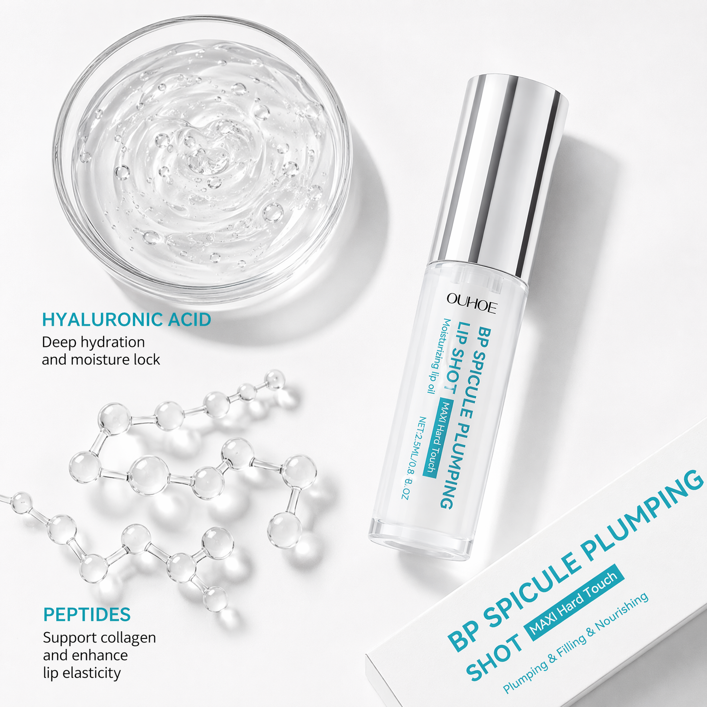 MicroDose™ Transparent Moisturizing Lip Care Oil